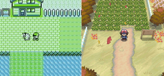 Pokemon walking comparison