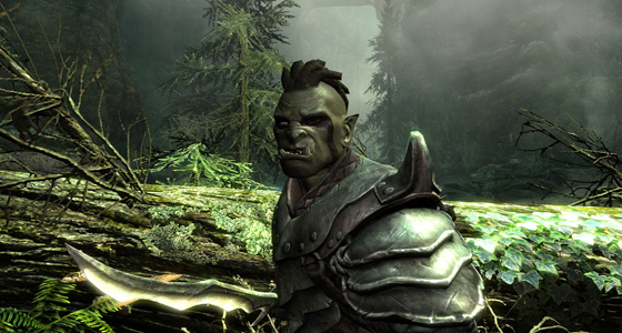 An Orc in Skyrim