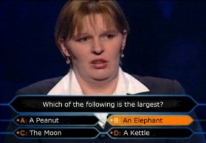 Stupid Woman on Millionaire