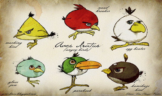 Angry Birds sketches